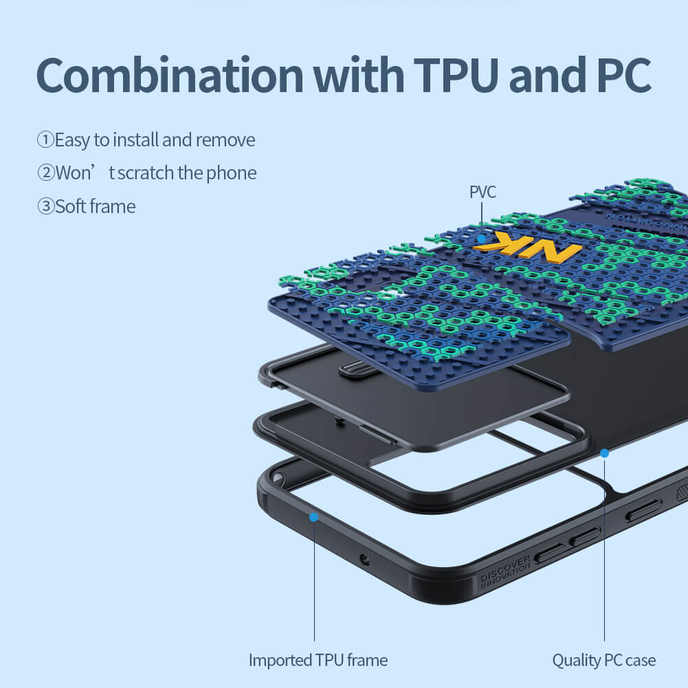 Чехол-крышка NILLKIN для Samsung Galaxy S23 Plus (S23+) (серия Striker S case)